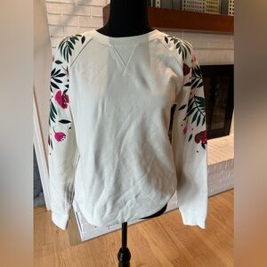 Boden Sweatshirt with decorative sleeves